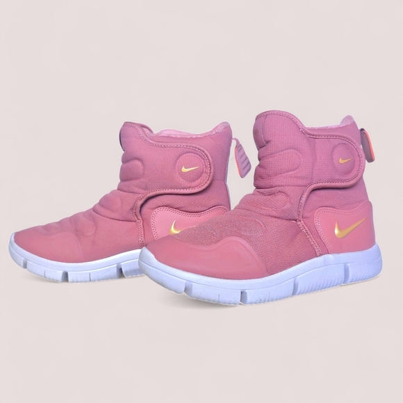 Nike Novice Pink Preschool Snow Boots Cozy Warm Waterproof Winter Footwear - Picture 9 of 12